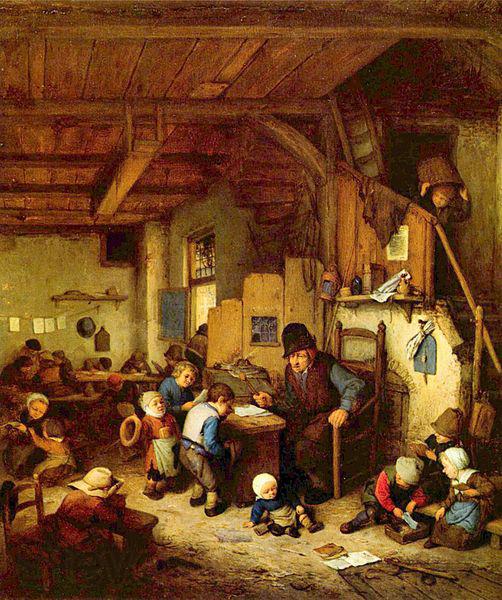 Adriaen van ostade The Schoolmaster.